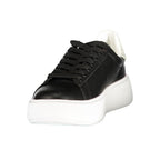 U.S. POLO ASSN. Black Polyurethane Women's Sneaker