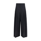 Brunello Cucinelli Black Cotton Casual Pants