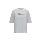 Jacquemus White Cotton T-Shirt
