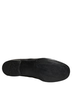 Dolce & Gabbana Black Leather Lace Up Derby Dress Formal Shoes