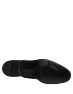 Dolce & Gabbana Black Leather Lace Up Derby Dress Formal Shoes