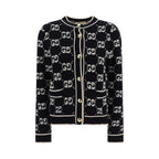 Gucci Black Wool Oves Aries Cardigan