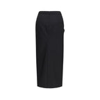 Givenchy Black Wool Oves Aries Midi Skirt