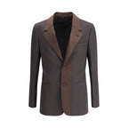 Fendi Brown Wool Oves Aries Blazer