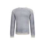 Aragona Cashmere Gray Wool Oves Aries Sweatshirt