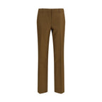 Burberry Brown Wool Oves Aries Dress Pants