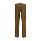 Burberry Brown Wool Oves Aries Dress Pants