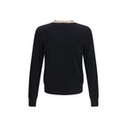 Burberry Black Wool Oves Aries Sweatshirt