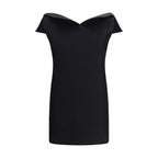 Balenciaga Black Wool Oves Aries Cocktail Dress