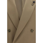 Lardini Beige Wool Oves Aries Blazer