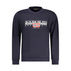 Napapijri Blue Cotton Men Sweater