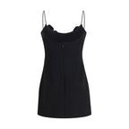 Magda Butrym Black Wool Oves Aries Casual Dress