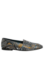 Dolce & Gabbana Multicolor Paisley Brocade Men Loafers Shoes