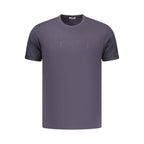 Coveri Moving Blue Cotton Men's T-Shirt
