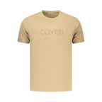 Coveri Moving Brown Cotton Men's Shirt