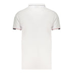Lotto White Polyester Men's Polo Shirt