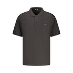 Rifle Black Cotton Men's Polo Shirt