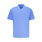 Rifle Blue Cotton Men's Polo