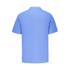 Rifle Blue Cotton Men's Polo