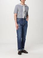 Brunello Cucinelli Blue Denim Straight-Leg Jeans