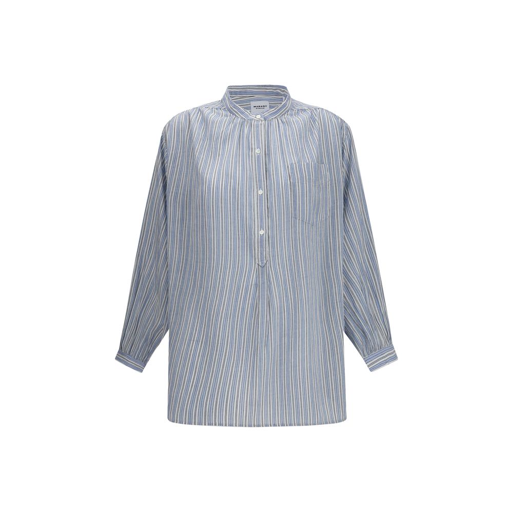 Marant Etoile Blue Cotton Blouse