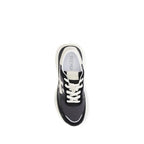 Premiata Black Nylon Athletic Sneakers