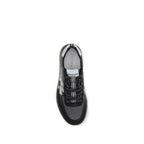 Premiata Black Calf Leather Bos Taurus Low Top Sneakers