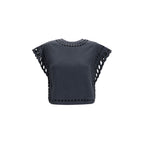 Marant Etoile Black Cotton T-Shirt