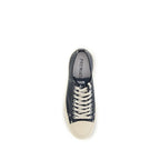 Premiata Blue Calf Leather Bos Taurus Low Top Sneakers