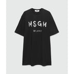 MSGM Black Cotton Casual Dress