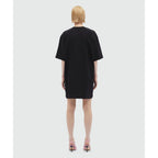 MSGM Black Cotton Casual Dress