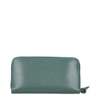 Jil Sander Green Leather Wallet
