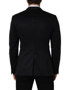 Dolce & Gabbana Black Cashmere Single Breasted Blazer Jacket