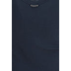 Brunello Cucinelli Blue Cotton T-Shirt