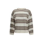 Brunello Cucinelli Beige Wool Oves Aries Sweatshirt