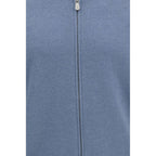 Brunello Cucinelli Blue Cashmere Cardigan