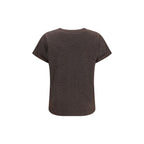 Brunello Cucinelli Brown Nylon T-Shirt