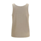 Brunello Cucinelli Beige Cashmere Tank Tops