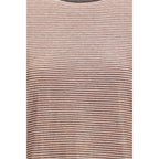 Brunello Cucinelli Orange Linen T-Shirt
