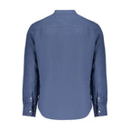 North Sails Blue Linen Mens Shirt