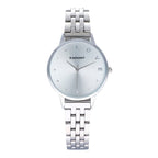 RADIANT Gray Stainless Steel Dress Watch