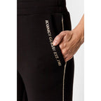 Guess Jeans Black Viscose Joggers (Workout Pants)
