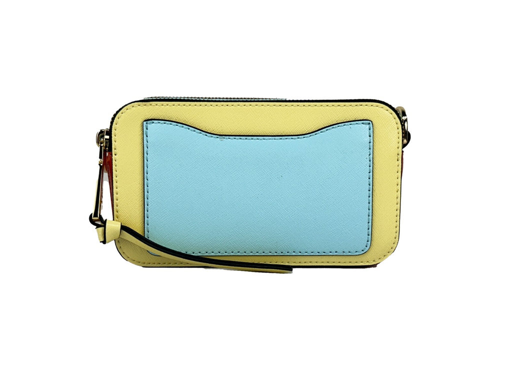 Marc Jacobs The Snapshot Crossbody Bag (Pastel Yellow Multi)