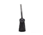 Marc Jacobs Tempo Small Black Smooth Leather Hobo Convertible Shoulder Bag Purse