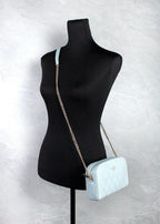 Kate Spade Carey Mini Wild Sage Quilted Smooth Leather Camera Crossbody Bag