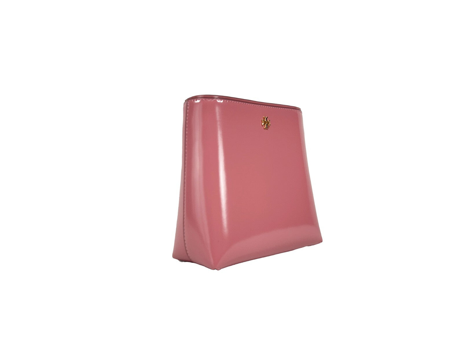 Tory Burch Patent Emerson Small Bucket Bag Purse