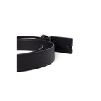 Antony Morato Black Leather Regular Belt