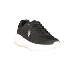 U.S. POLO ASSN. Black Polyurethane Women's Sneaker