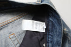 Dolce & Gabbana Blue Cotton Distressed Straight Denim Jeans