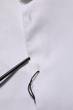 Dolce & Gabbana White Cotton MARTINI Sleeveless Men Dress Shirt